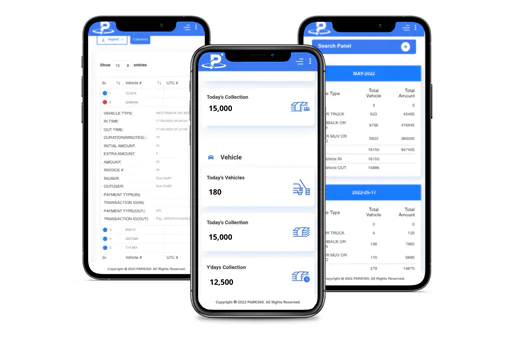 Pay and Park Live Reports and Dashboard